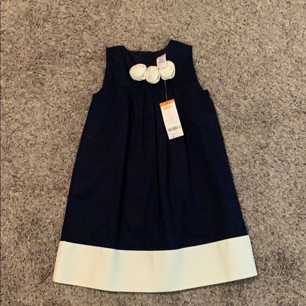 Girls Gorgeous Navy & White Dress